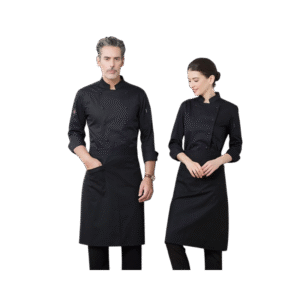 Black receptionist uniform coat