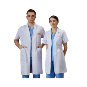 Custom Back Vented Lab Coat & Logo Doctor Apron