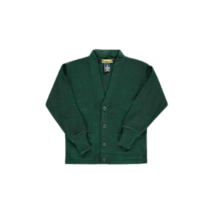 Green Janitorial uniform cardigan