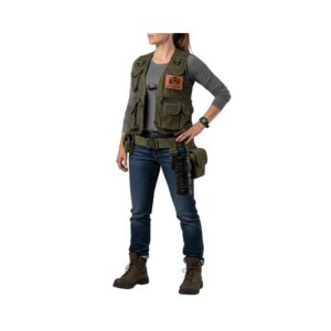 Female Photographer Utility Vest