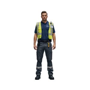 Warehouse Worker High-Visibility Uniform for Safety & Comfort